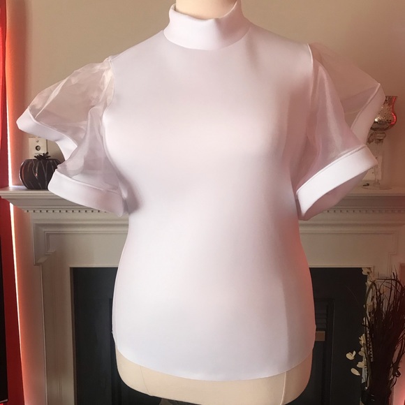 Plus Size Angel Exaggerated Sleeve Fashion Top - Picture 5 of 7